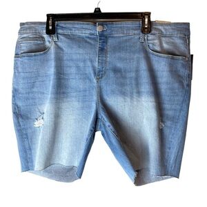 NWT Universal Thread Mid Rise Bermuda Jean Shorts 26W